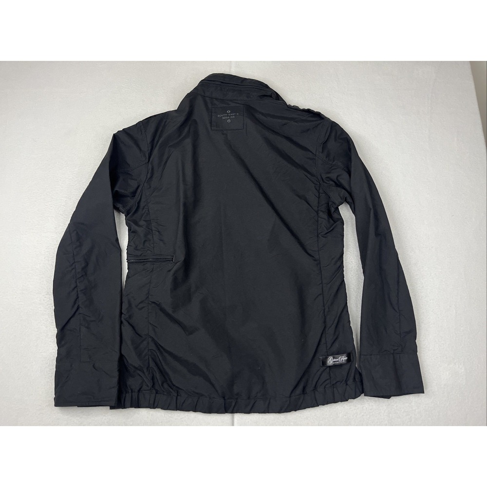 G Star Marker Military Womens L Large Black Jacket Zip Up Utility Field - Picture 2 of 8